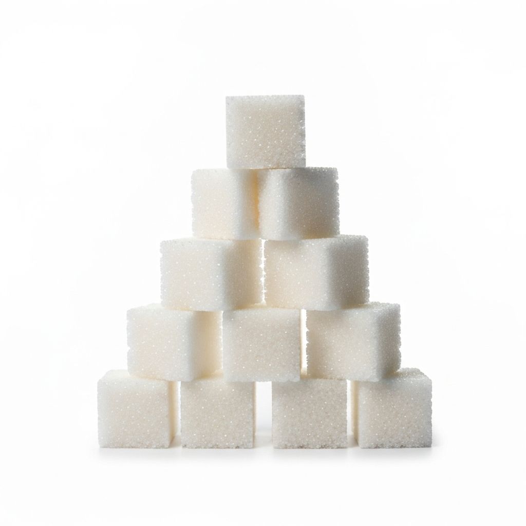 Zuckerwürfel-Pyramide